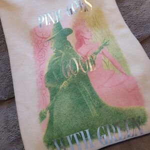 AERIE WICKED WHITE UNISEX SWEATSHIRT OVERSIZED SIZE XS EUC COMFORTABLE SOFT CUTE